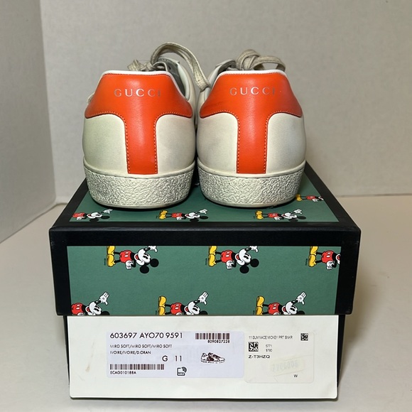 Gucci Ace sneaker Gucci x Disney Collab. Men’s size 11. - Picture 7 of 8